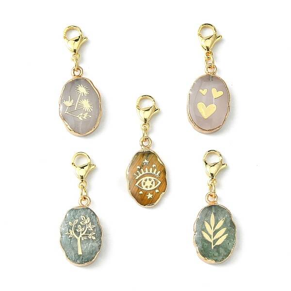Natural Gemstone Pendant Decorations