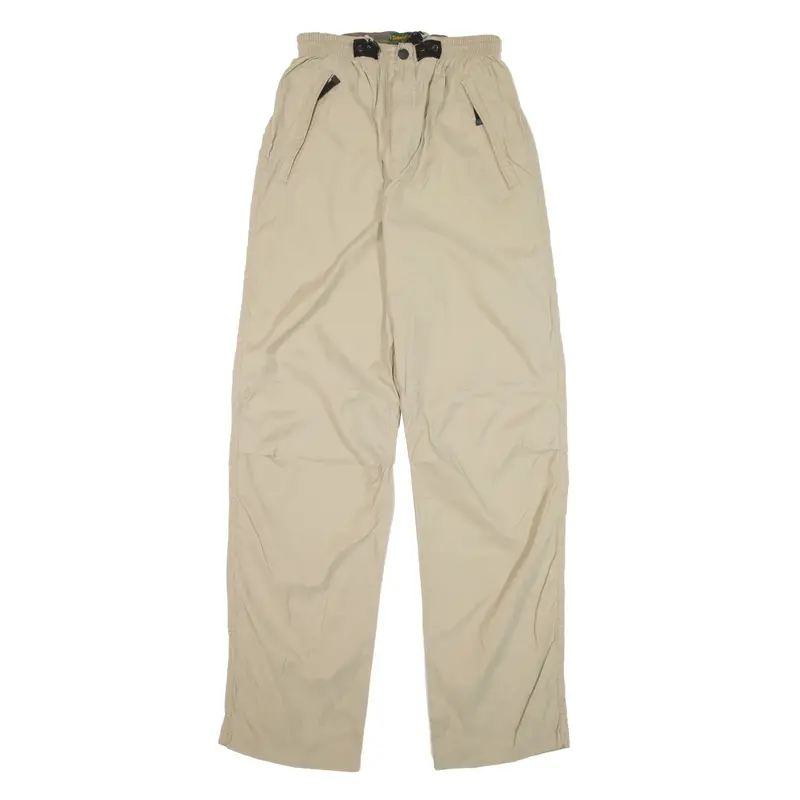 TIMBERLAND Trousers Beige Loose Straight Womens W24 L32