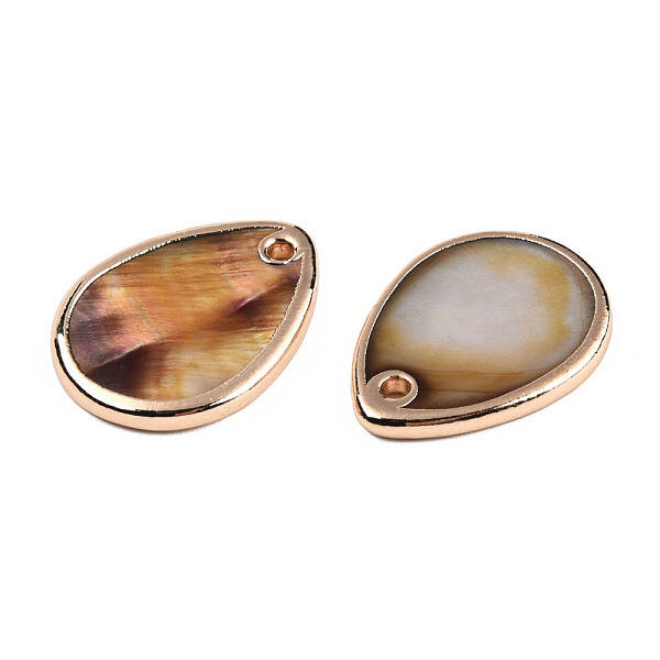 Dyed Natural Freshwater Shell Pendants