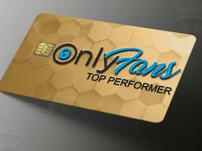 Only Fans TOP PERFORMER Credit Card Skin, Debit Card Covering (small chip)