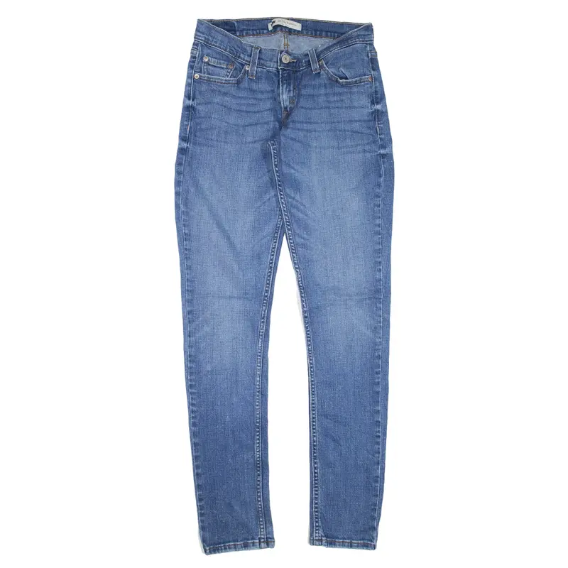 LEVI'S Superlow 524 Jeans Blue Denim Slim Skinny Womens W27 L32