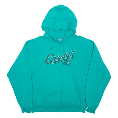 CHAMPION Coastal Mens Blue Hoodie USA L