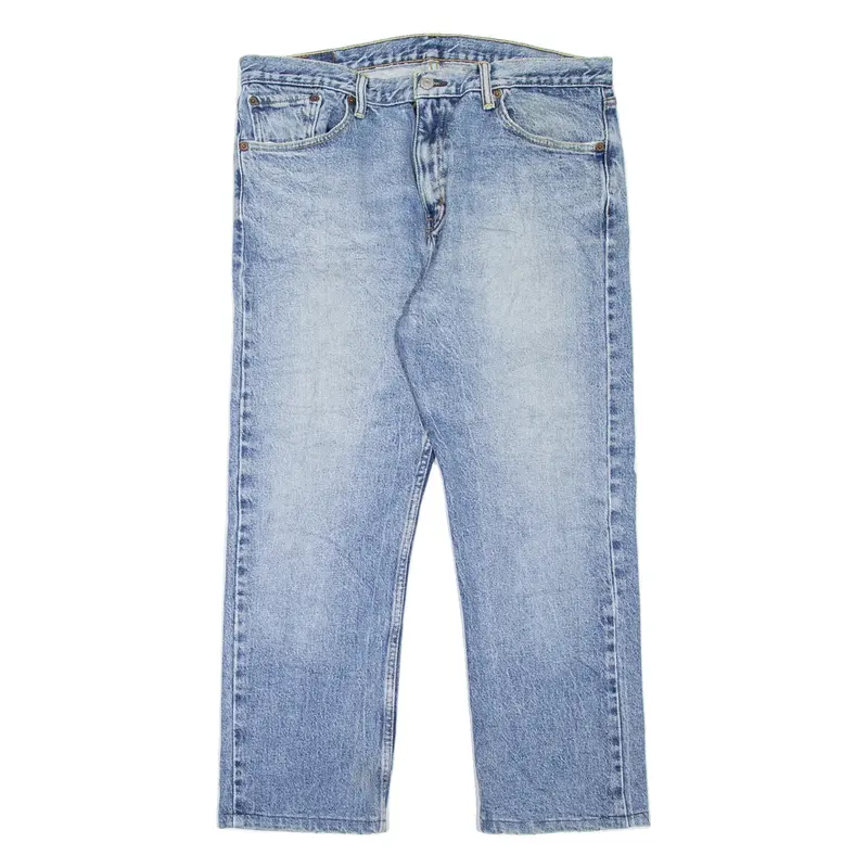 LEVI'S 513 Jeans Mens Blue Slim Straight Stone Wash W34 L24