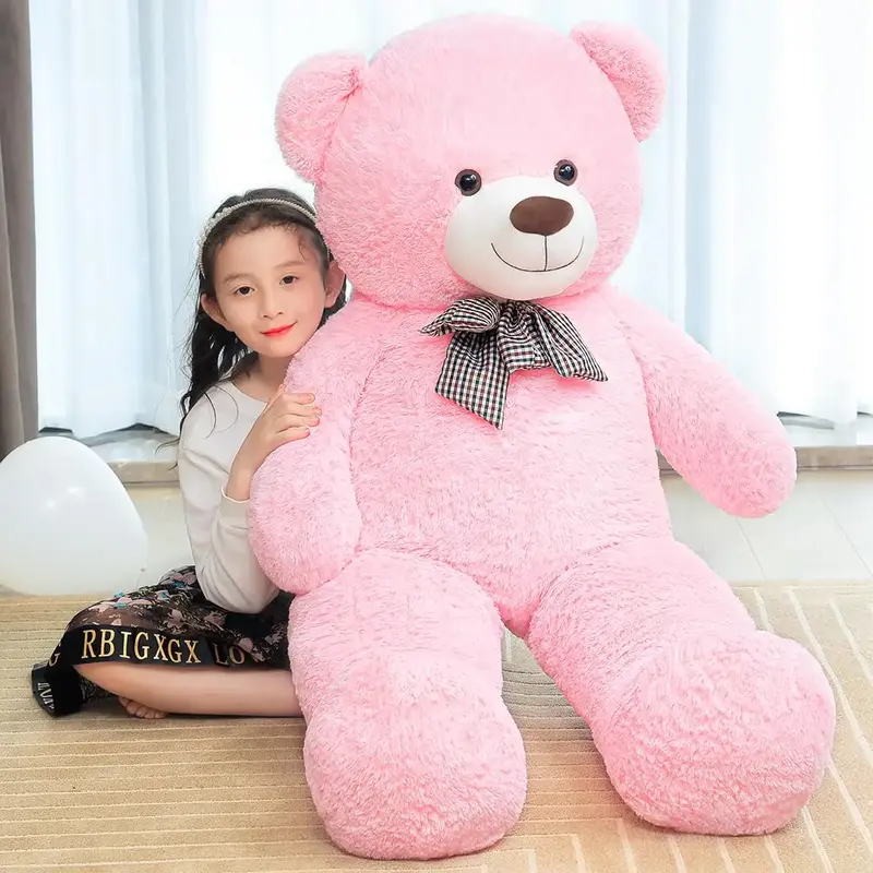 SNOWOLF 43 47 55'' XXL Giant Teddy Bear Plush Toy Stuffed Animals Big Cuddly Doll Gift for Kids Girlfriend Christmas Gift...