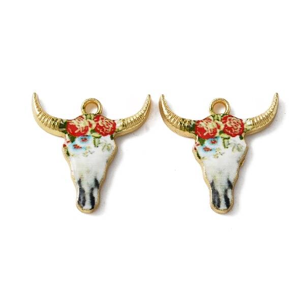 Zinc Alloy Enamel Pendants