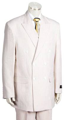 White Seersucker Suit