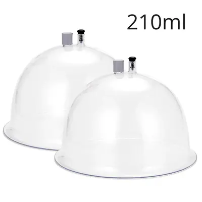 New Upgrade 210ML XL Buttock Lift Vacuum Cupping Cups for Butt Machine 2Pcs Cups | OT-PARTS1011E