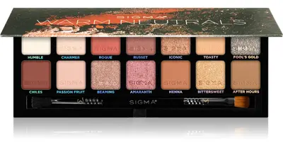 Sigma Beauty Warm Neutrals Eyeshadow Palette 25.5g