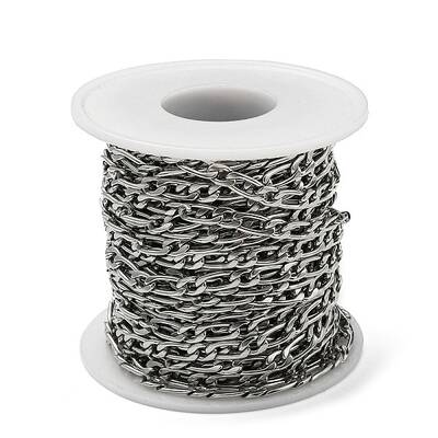 Tarnish Resistant 304 Stainless Steel Figaro Chains