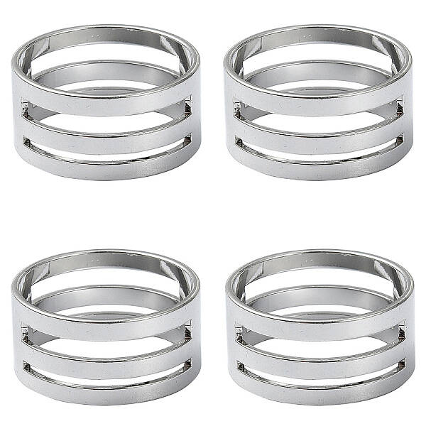 4Pcs Brass Rings