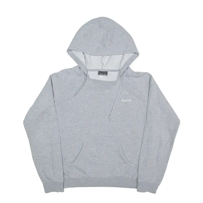 REEBOK Hoodie Grey Pullover Womens UK 12