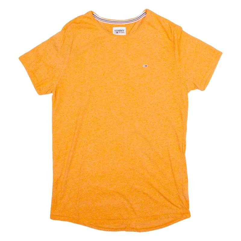 TOMMY HILFIGER Mens T-Shirt Orange M