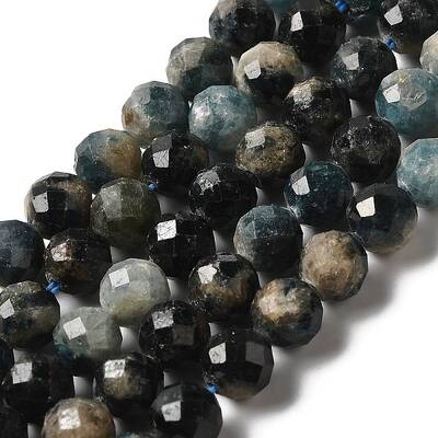 Natural Grade AB Blue Tourmaline Beads Strands
