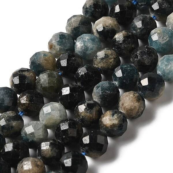 Natural Grade AB Blue Tourmaline Beads Strands