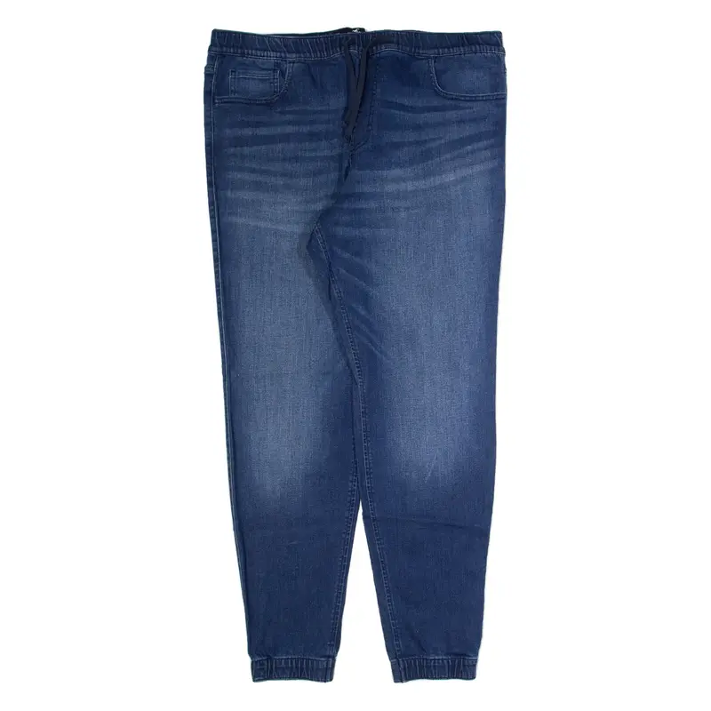 HOLLISTER Womens Jeans Blue Regular Tapered Stone Wash W36 L30