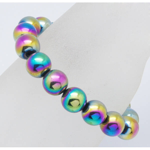 Non-Magnetic Synthetic Hematite Bracelets