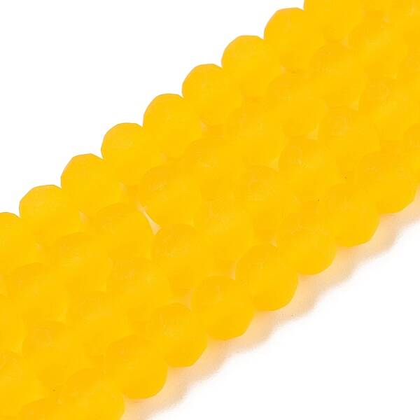 Transparent Glass Beads Strands