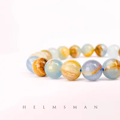 [Direct Buy] 1 Count blue onyx bracelet