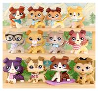 Miniature Bobble-Head Cat Collie Great Dane Cocker Spaniel Husky Dog Figure Toy compitable with LPS Collection