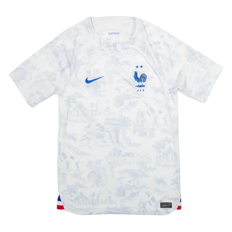 NIKE France Football Shirt Mens Jersey Blue S