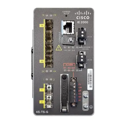 IE-2000-4S-TS-G-L Cisco IE-2000-4TS-G 6-Port + 6-Port SFP L2 Switch