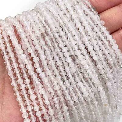 Natural Quartz Crystal Beads Strands