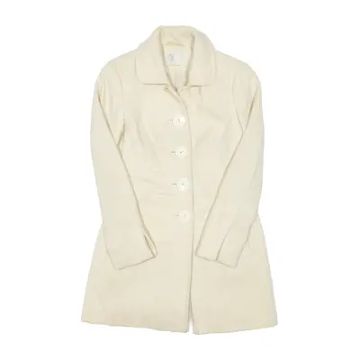 YESSICA Overcoat Jacket Cream Womens UK 10