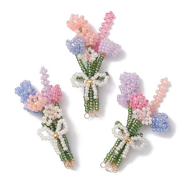 Seed Beads Beaded Charms