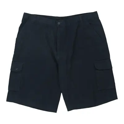 Rty Cargo Shorts - 42W 12L Blue Cotton