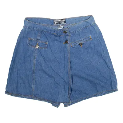 BOLERO Womens Casual Shorts Blue M W28