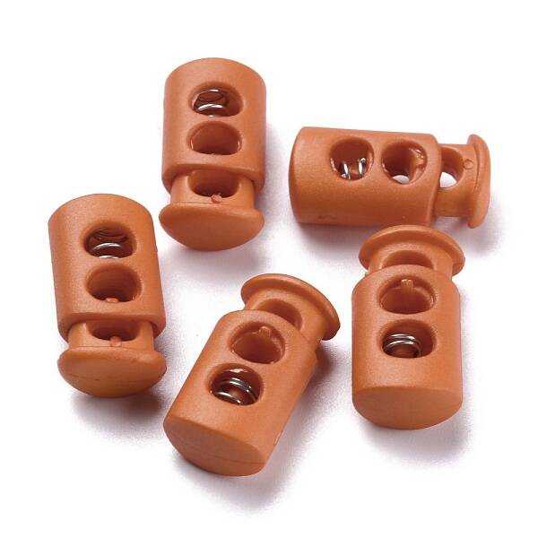 Plastic Spring Cord Lock Stopper Cylinder