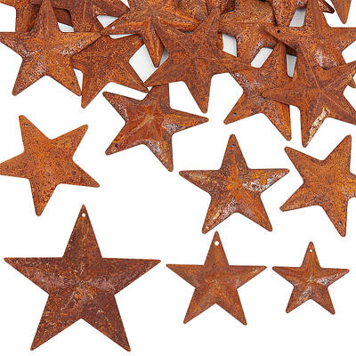 30Pcs 3 Styles Iron Pendants