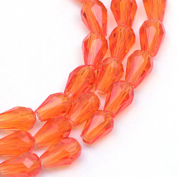 Transparent Glass Bead Strands