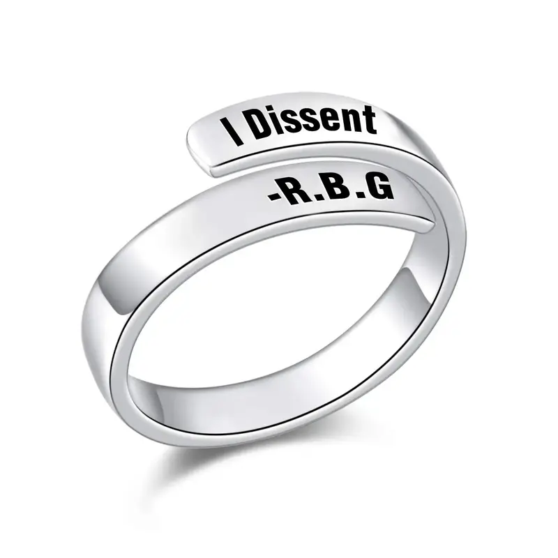 Sterling Silver Personalized Engraving Ring