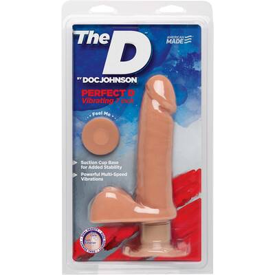 The D - Perfect D Vibrating 7 Inches - Vanilla
