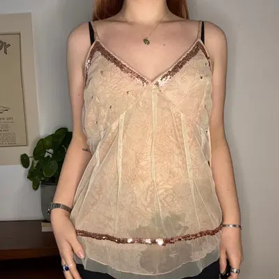 Oltre Top - Large Orange Nylon