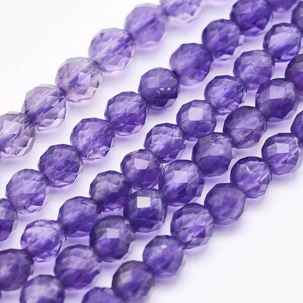 Natural Amethyst Beads Strands