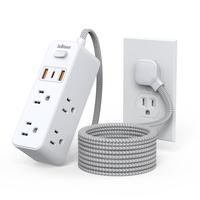 Power Strip Surge Protector - 6 Widely Outlets with 3 USB Ports (1 USB C), 3-Side Outlet Extender Strip, 5 Ft Extension Cord ...