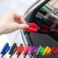 2 in 1 Car Emergency Escape Tool, Window Breaker, Portable Glass Breaker, Keychain Cutter, Emergency Escape Tool for Car Mot...