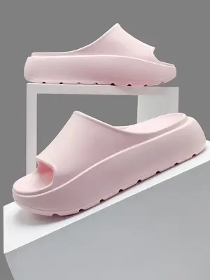 Women's Minimalist Slides, 1 Pair Casual Comfortable Home Slippers, Soft Non-slip Slippers for Indoor Outdoor Wear