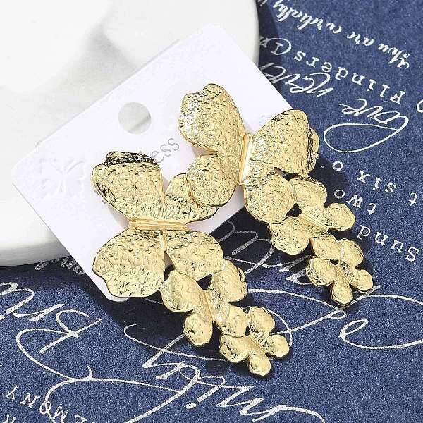 Ion Plating(IP) 304 Stainless Steel Stud Earrings for Women