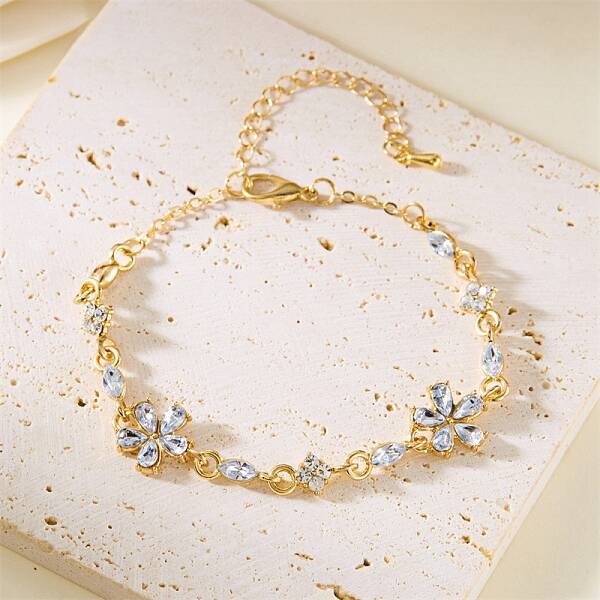 Alloy Link Chain Bracelets