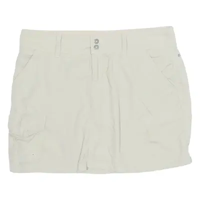 COLUMBIA Womens Skort Skirt Beige Short Nylon UK 8