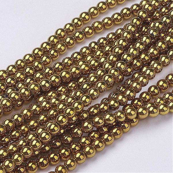 Non-magnetic Synthetic Hematite Beads Strands