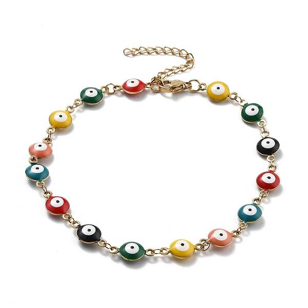Ion Plating(IP) 304 Stainless Steel Link Bracelets