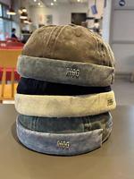 Unisex Casual Solid Color Beanie Hat, Vintage Retro Street Style Beanie Hat for Men & Women, Fashion Accessories for Daily We...