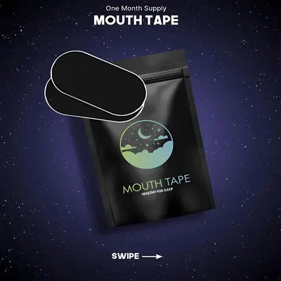Ultra-Breathable Mouth Tape – 30 Strong Adhesive Strips for Nose Breathing | One-Month Supply | Enhanced Lip Fit for Maximu...