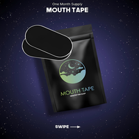 Ultra-Breathable Mouth Tape – 30 Strong Adhesive Strips for Nose Breathing | One-Month Supply | Enhanced Lip Fit for Maximu...