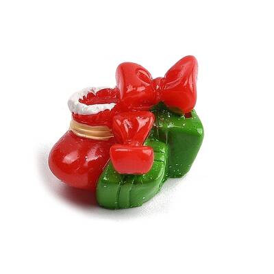 Christmas Theme Resin Figurine Statues for Home Office Desktop Decoration