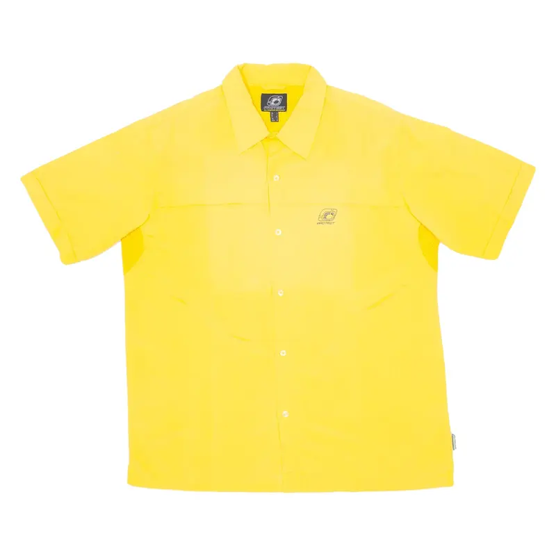 PROTEST Mens Plain Shirt Yellow L